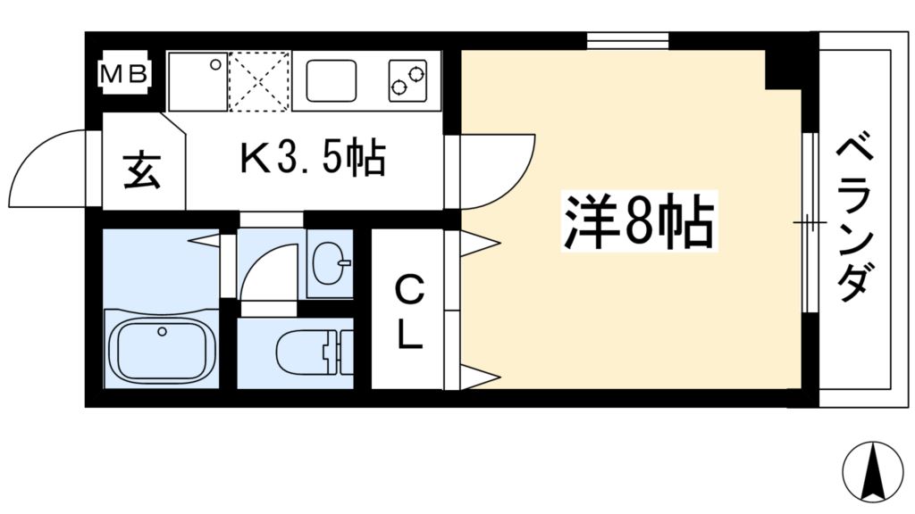 メゾンジュネスの間取り