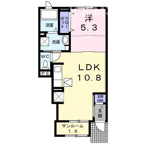 コンフォートＣの間取り