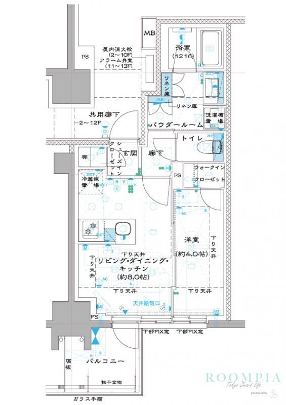 オーパスレジデンス中板橋の間取り