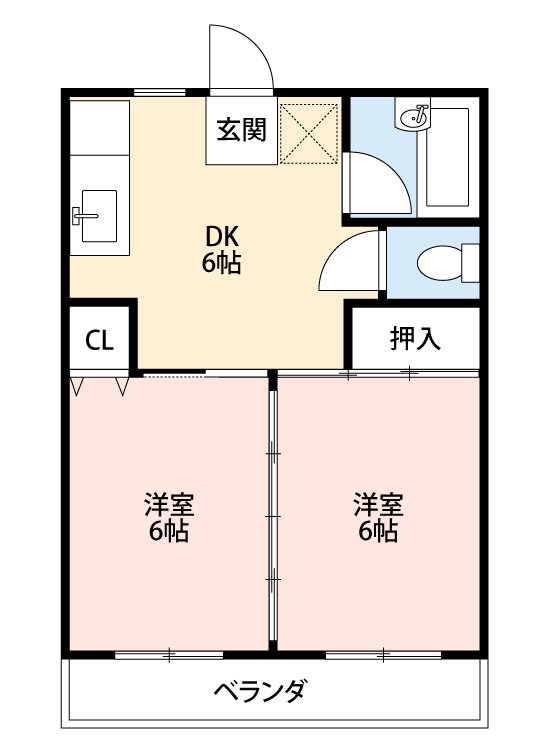 アルタスプラザの間取り