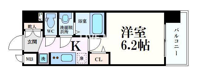 プレサンスTHE　KYOTO　粋都の間取り