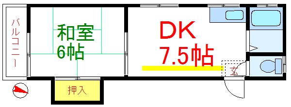 ハイツ山田の間取り