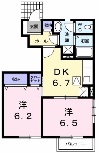 アレグレッチェ　Ｂの間取り