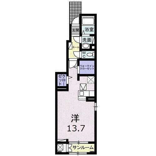 カルム　アビタシオンの間取り