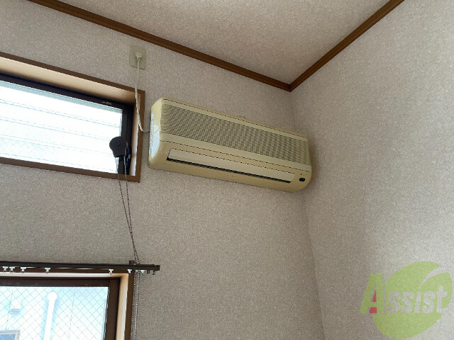 その他設備　エアコンが設置してありますので、寒暖対策もばっちり。