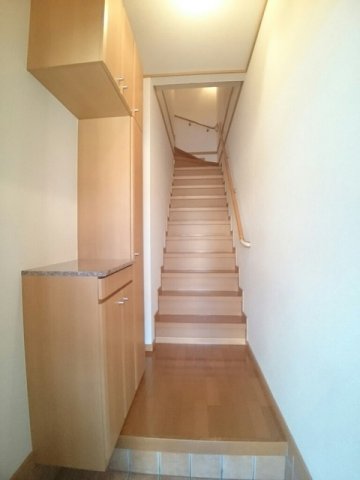 玄関　収納もある玄関です