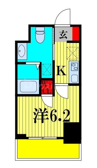 Alivis船橋Eastの間取り
