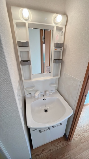 洗面設備　他号室のお写真です