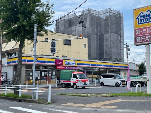 コンビニ　ミニストップ 名古屋荒子店（コンビニ）まで55m