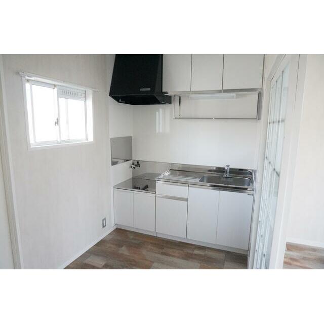 キッチン　ガスコンロ設置可能です♪