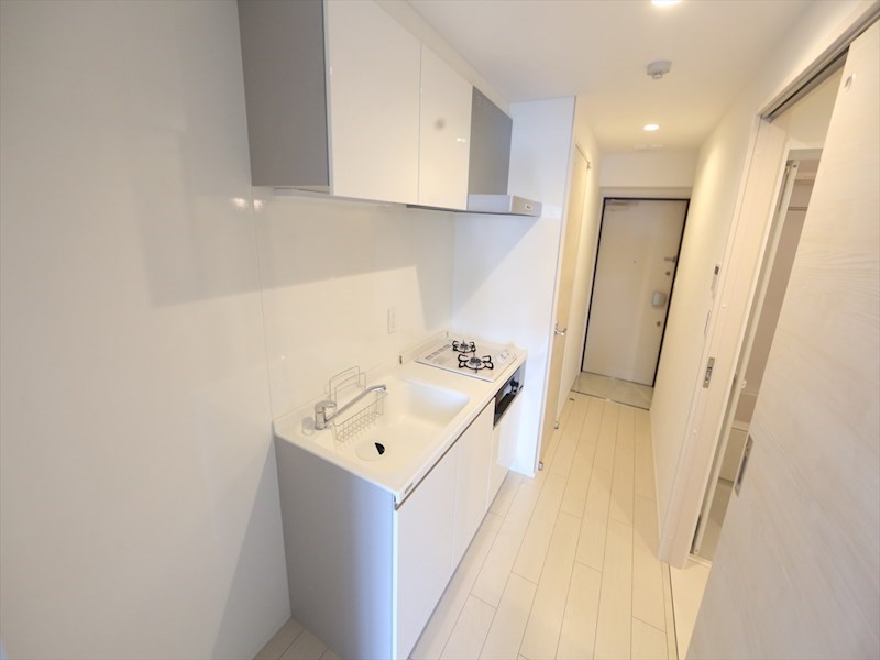 キッチン　システムキッチン（ガス2口コンロ・グリル付）