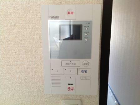 セキュリティ　モニター付きインターフォン