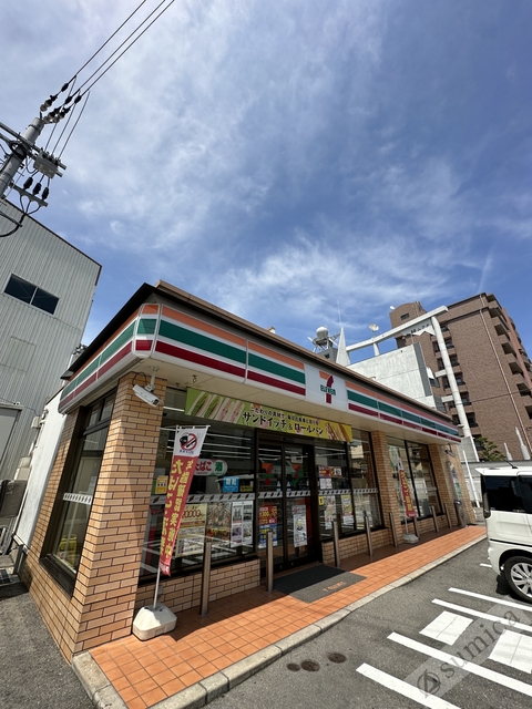 コンビニ　近くで便利♪セブンイレブン大阪長原駅北店（コンビニ）まで512m