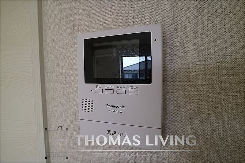 セキュリティ　モニターインターフォン付きでセキュリティ面も安心ですね。