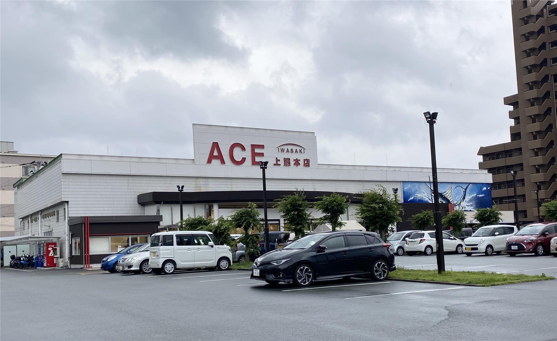 スーパー　イワサキACE　上熊本店（スーパー）まで208m