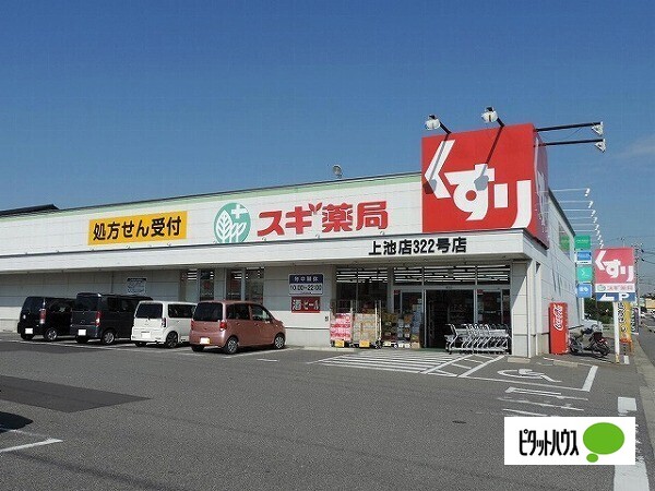 ドラックストア　スギ薬局上池店（ドラッグストア）まで877m