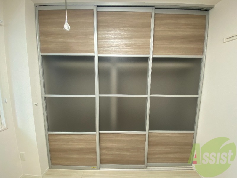 収納　洋室のクローゼット。広さは十分そうです。