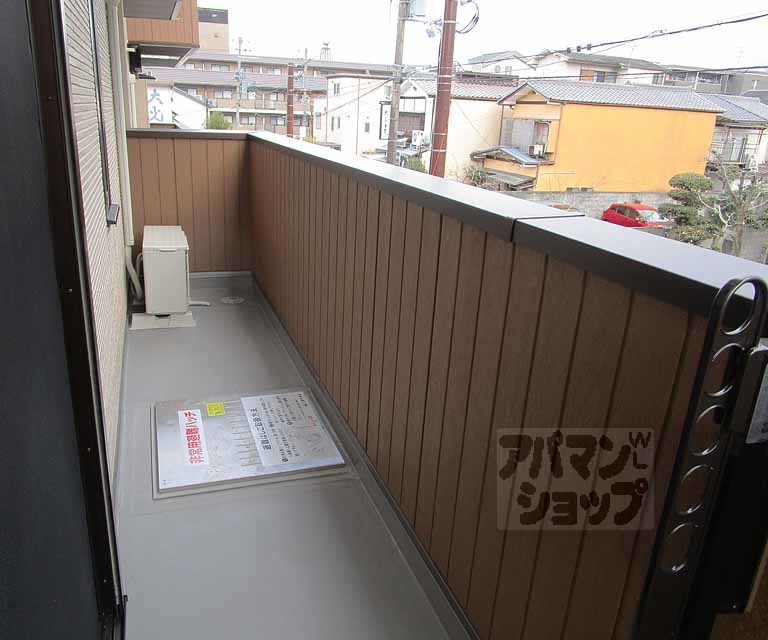 バルコニー　２０１号室の写真です。