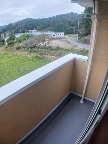 バルコニー　広々としたバルコニーです