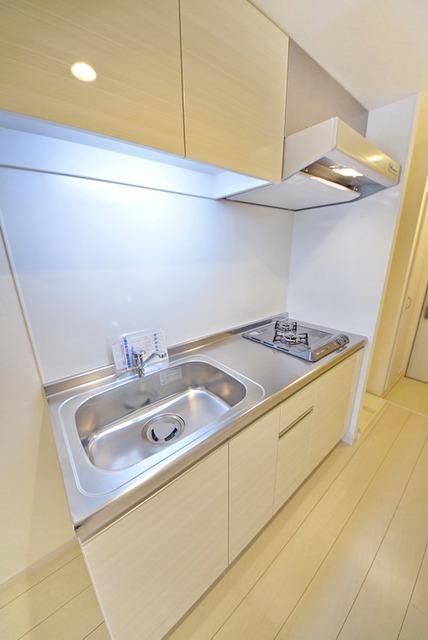 キッチン　自慢の２口システムキッチン