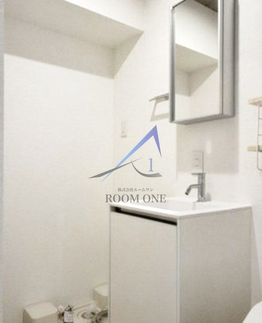 洗面設備　洗面台です。