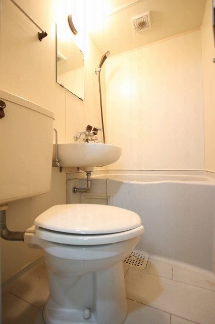 トイレ　同物件別号室の写真