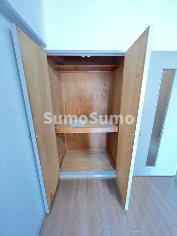 収納　ちょっとした収納スペースも充実しています