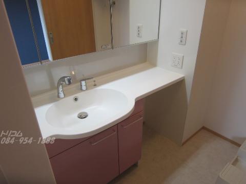 洗面設備　洗髪洗面化粧台