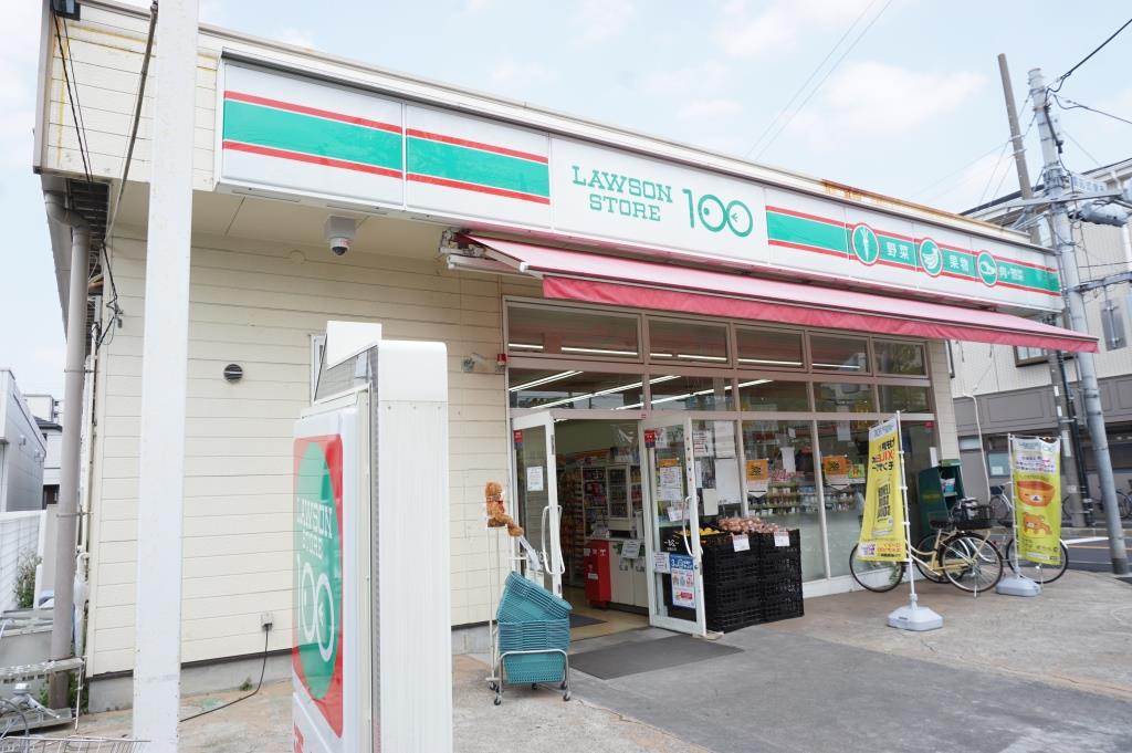 コンビニ　ローソンストア100 LS新松戸南店（コンビニ）まで415m