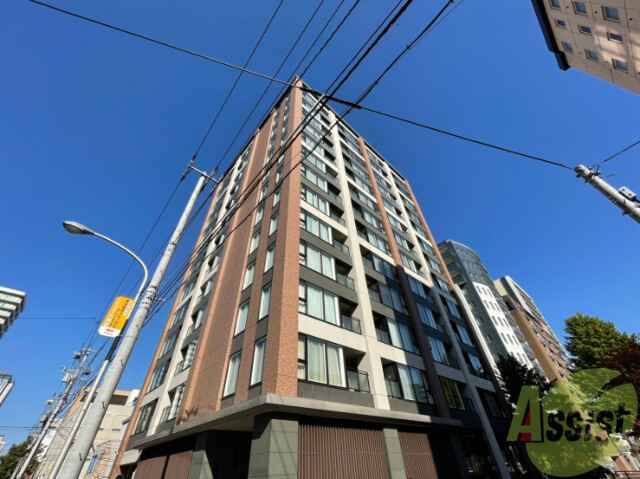 建物外観　札幌市中央区南７条西「プライムメゾン鴨々川」