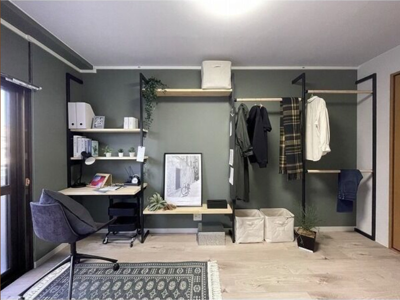 居室・リビング　モデルルームの為、家具小物等はつきません。