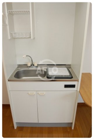 キッチン　ラシーヌ天王寺　１口ＩＨキッチン
