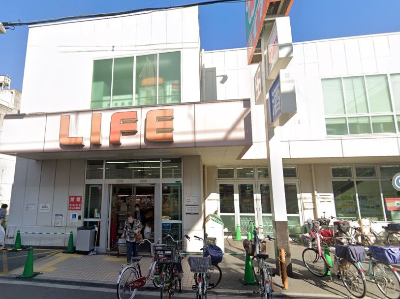 スーパー　ライフ　新深江店（スーパー）まで158m