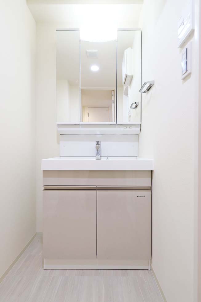 洗面設備　過ごしやすい室内です