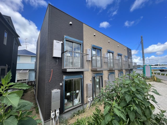 建物外観　※建築中の写真です。