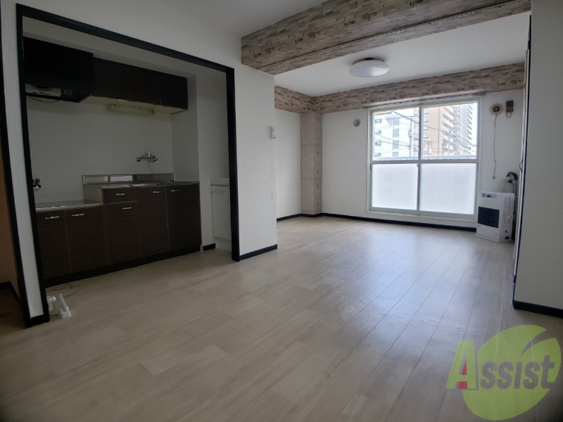 居室・リビング　広くてキレイなＤＫが広がっていて、充実した生活が送れそう。