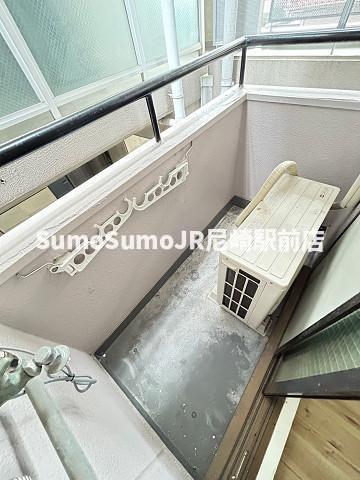 バルコニー　陽当たり良好なバルコニーです