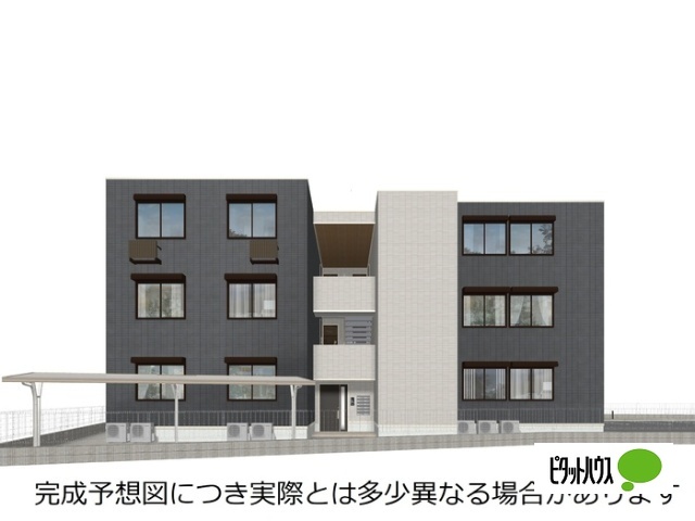 建物外観　完成イメージパース