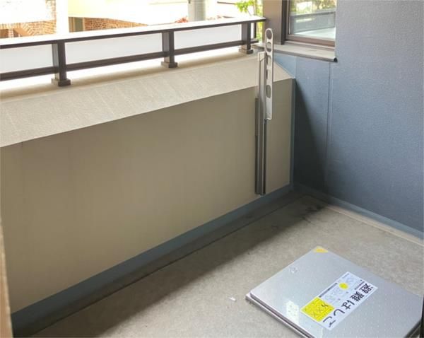 バルコニー　広々としたバルコニーです