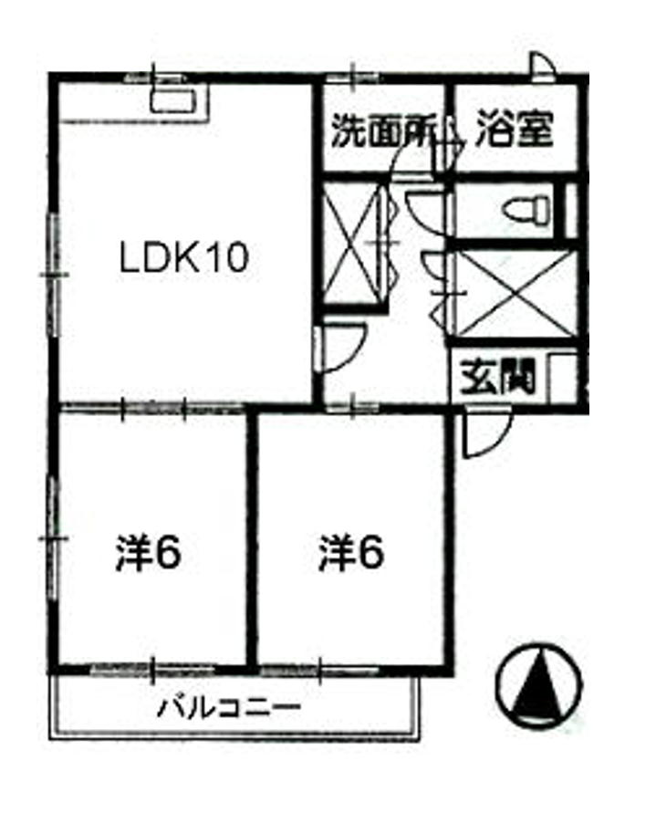すいれん天畠の間取り写真