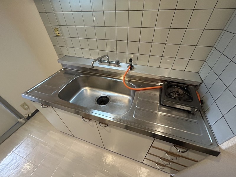 キッチン　301号室の写真です