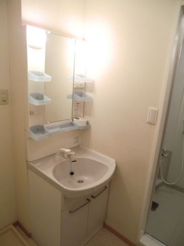 洗面設備　独立洗面台　室内洗濯機置場