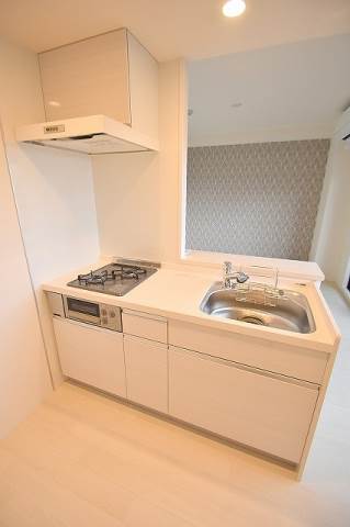 キッチン　・カウンター2口システムキッチン