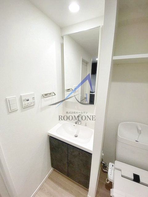 洗面設備　洗面台です。