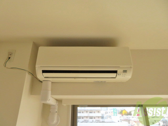 その他設備　エアコンが設置してありますので、寒暖対策もばっちり。