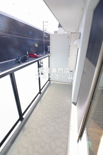 バルコニー　風通しの良いバルコニー！