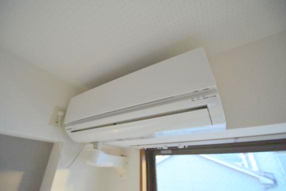 その他設備　エアコンが最初からついているのは、本当に助かりますね。