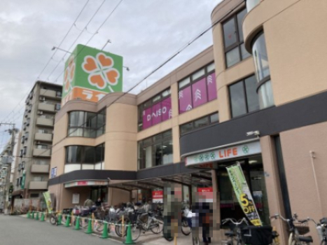 スーパー　ライフ 出来島店（スーパー）まで1044m