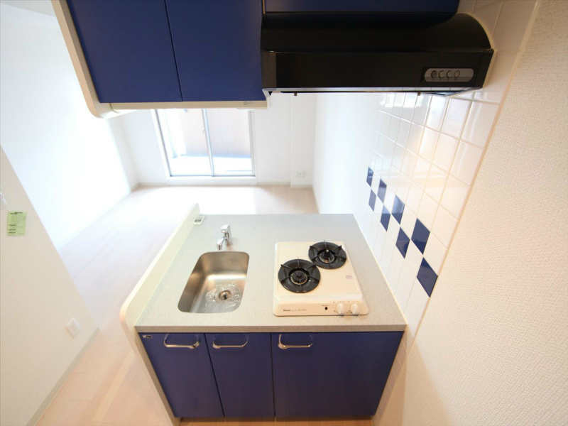 キッチン　システムキッチン（ガス2口コンロ付）カウンターキッチン