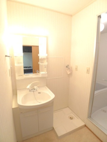 洗面設備　独立洗面台！